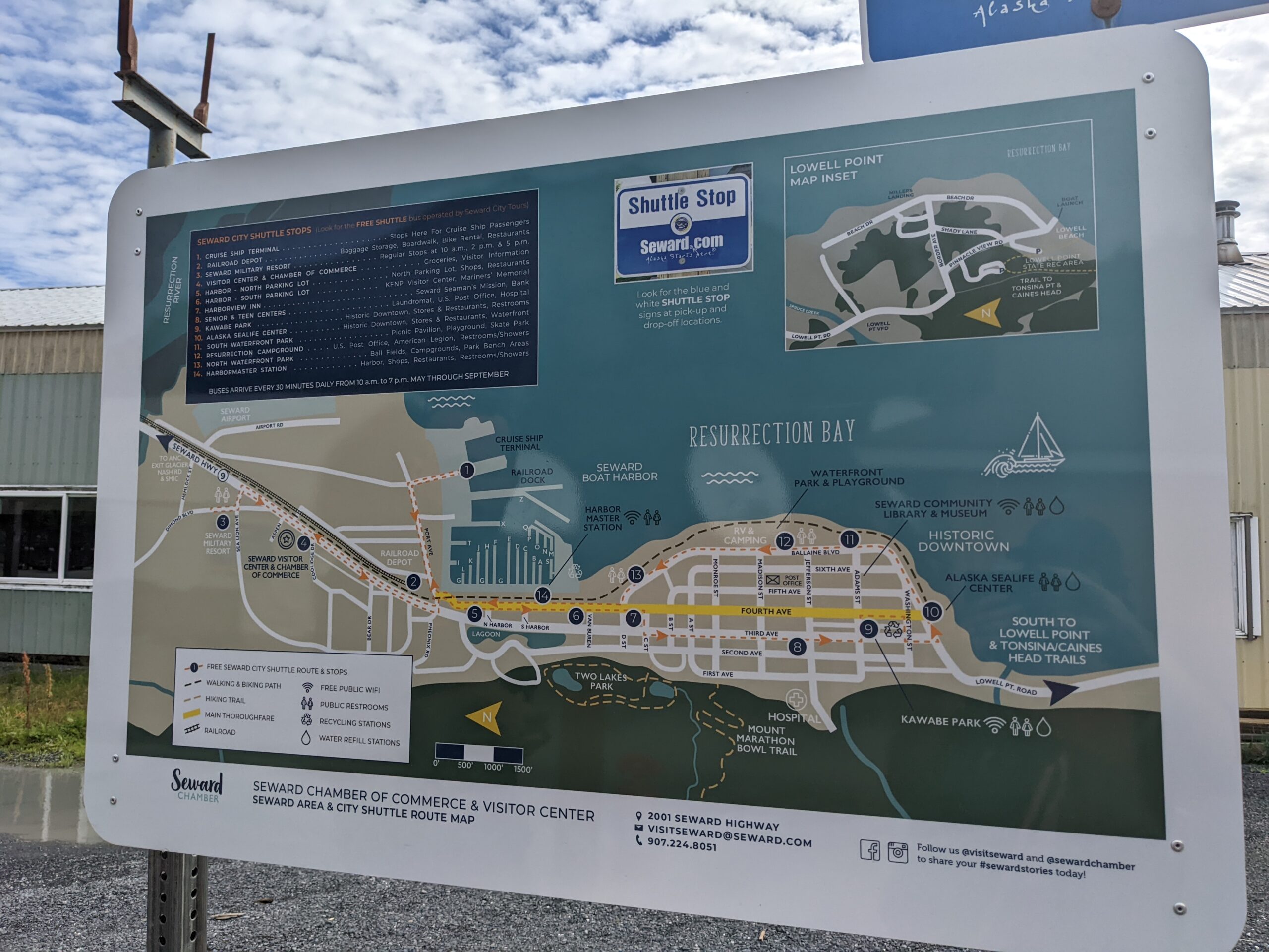 Seward Free Shuttle Map – Adventure For Two and You